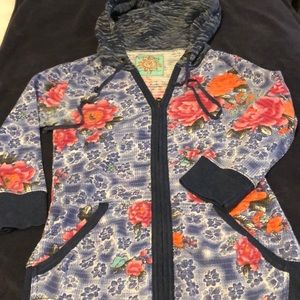 Vintage free people zip sweatshirt